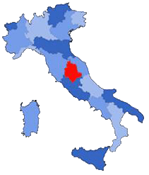 Map Umbria